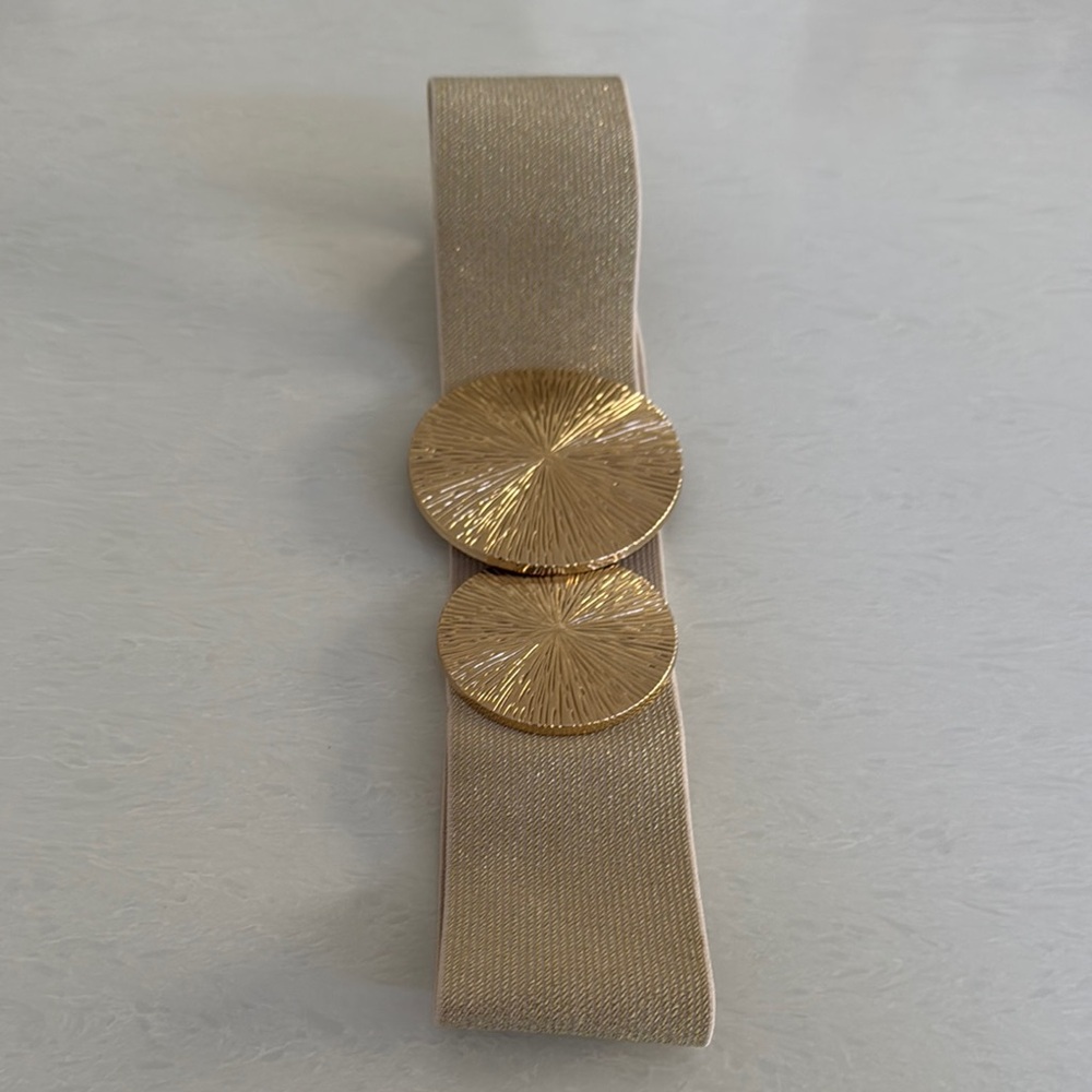 Elegant Gold-Toned Women's Belt